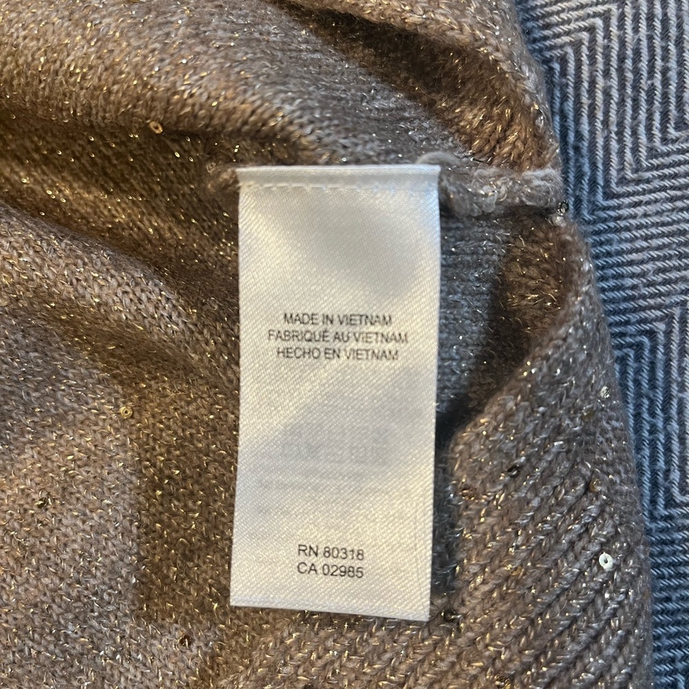 NWT Lucky Brand Gold V-Neck Sweater XL - Picture 13 of 13